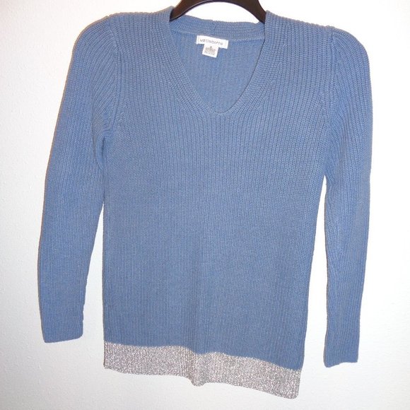 LIZ Claiborne V Neck Sweater Size Medium - Picture 1 of 10